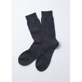 ROTOTO R1110 COTTON WAFFLE CREW SOCKS IN SUMIKURO