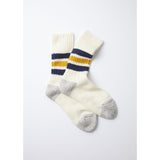 R1255 COARSE RIBBED OLDSCHOOL CREW SOCKS
