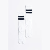 ND20X001WN SIGNATURE SOCKS - WHITE × NAVY