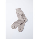 R1357 RECYCLED COTTON RIBBED CREW SOCKS