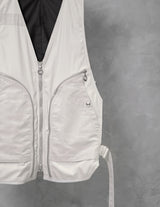 ANEI AN0221-S1108 OVER ZIP VEST 2TONE DETAIL