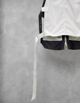 ANEI AN0221-S1108 OVER ZIP VEST 2TONE DETAIL