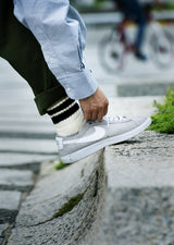 R1255 COARSE RIBBED OLDSCHOOL CREW SOCKS