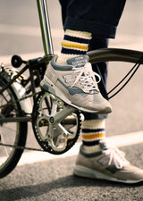 R1255 COARSE RIBBED OLDSCHOOL CREW SOCKS