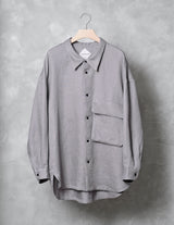 ETHOSENS 4E122-31 OVER-SHIRT IN LAVENDER GRAY