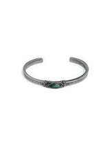 H-003 MORGAN COIN SILM TURQUOISE BANGLE