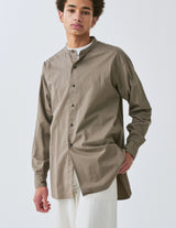 KAPTAIN SUNSHINE KS22FSH03 GARMENT DYED STAND COLLAR SHIRT