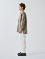 KAPTAIN SUNSHINE KS22FSH03 GARMENT DYED STAND COLLAR SHIRT