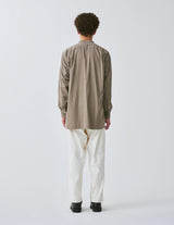 KAPTAIN SUNSHINE KS22FSH03 GARMENT DYED STAND COLLAR SHIRT