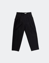 KON-PT02223 WOOL/COTTON 2 TUCK TROUSERS