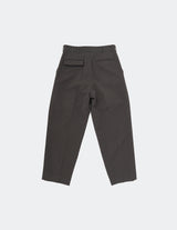 KON-PT02223 WOOL/COTTON 2 TUCK TROUSERS