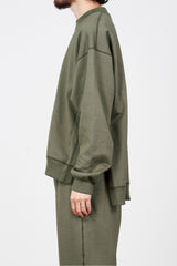 MARKAWARE A22C-07CS03C ORGANIC COTTON HEAVY FLEECE SLITED SWEAT SHIRT