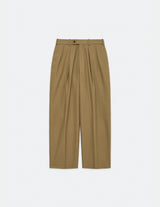 A23A-04PT02C ORGANIC COTTON SURVIVAL CLOTH DOUBLE PLEATED TROUSERS