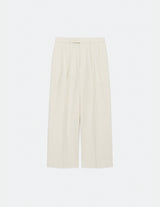 A23B-02PT01C ORGANIC COTTON SURVIVAL CLOTH DOUBLE PLEATED TROUSERS