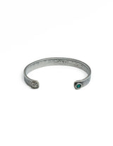 N-313 MORGAN DOLLAR TURQUOISE BANGLE