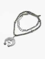 E-017 1$ PEACE DOLLAR NAJA NECKLACE