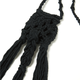 TAITAI MACRAME NECK POUCH DETAIL