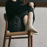 7-5002 ORGANIC COTTON ROW GAUGE SOCKS