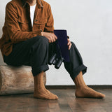 7-5002 ORGANIC COTTON ROW GAUGE SOCKS