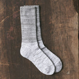 7-5003 ORGANIC COTTON CLUE PILE SOCKS