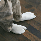 Yahae 7-5005 ORGANIC COTTON BLENDED YAK PILE TABI SOCKS
