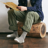 7-5007 ORGANIC COTTON 100% RIBBED SOCKS