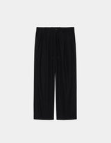 A25C04PT02C ORGANIC COTTON GABARDINE DOUBLE PLEATED EASY TROUSERS