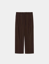 A25C04PT02C ORGANIC COTTON GABARDINE DOUBLE PLEATED EASY TROUSERS