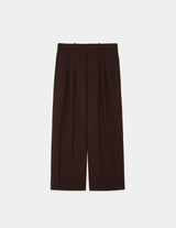 A25C06PT02C ORGANIC WOOL SURVIVAL CLOTH® TRIPLE PLEATED WIDE TROUSERS