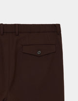 A25C06PT02C ORGANIC WOOL SURVIVAL CLOTH® TRIPLE PLEATED WIDE TROUSERS