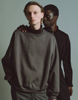 A25C10CS01C SUPER 160S WOOL WASHABLE KNIT LONG SLEEVE TURTLE NECK