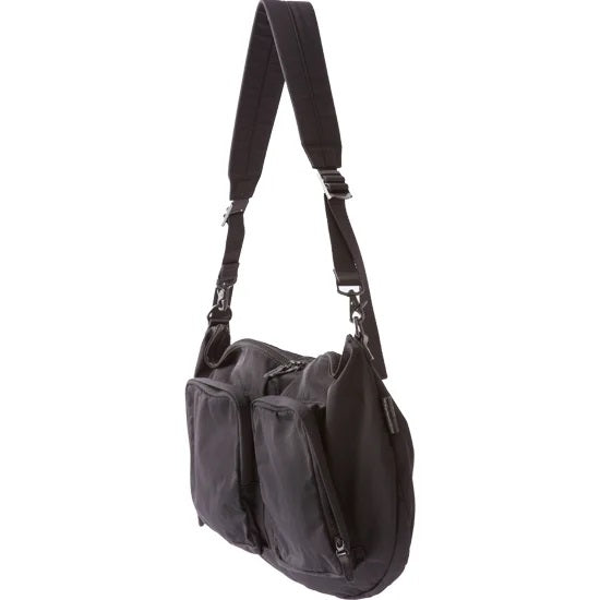 F009 GABARDINE BODYBAG BLACK
