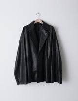 BL-25A-LORJ LEATHER OVERSIZE RAGLAN JACKET