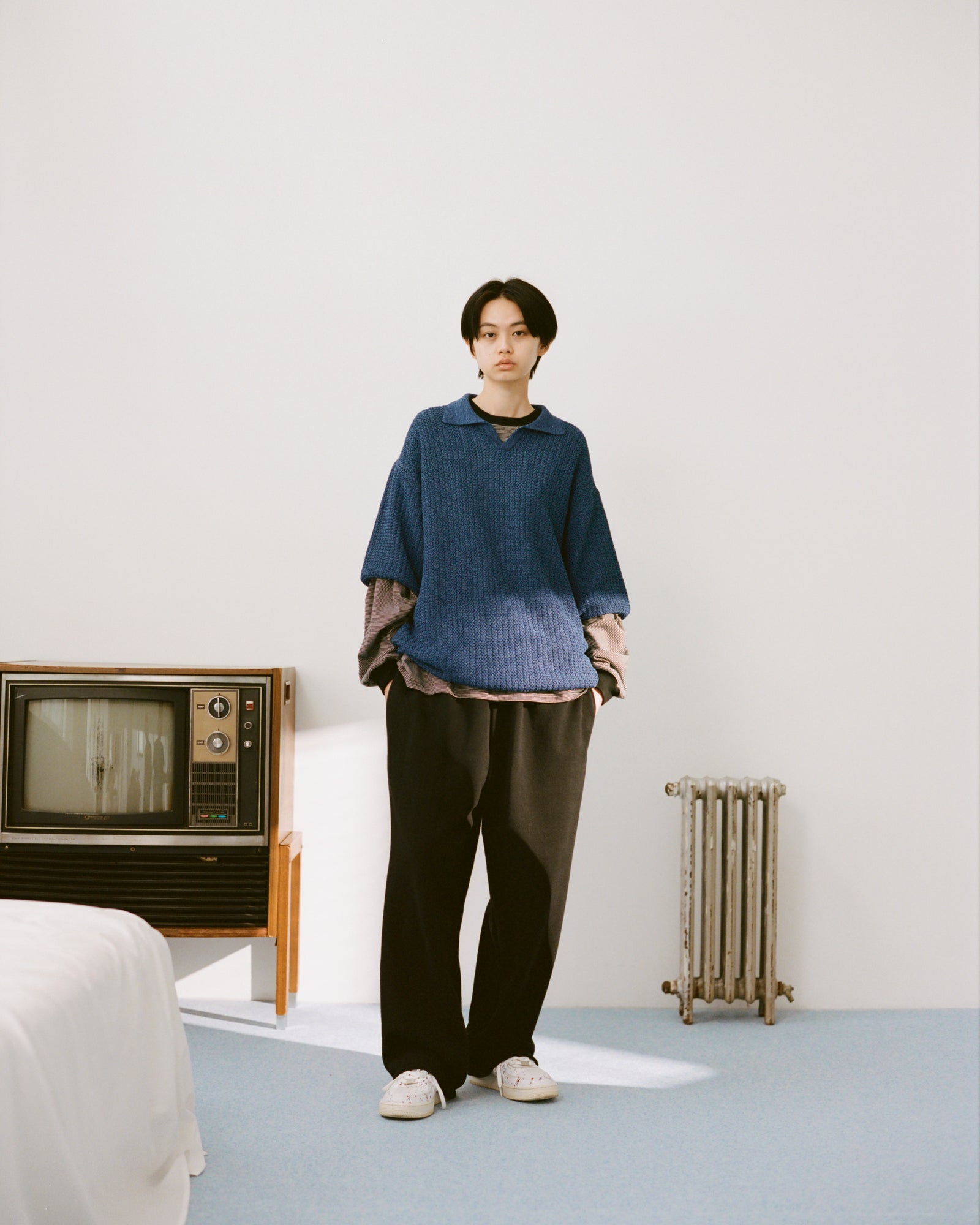 BLANC YM BL-24S-SKS SKIPPER KNIT SHIRT – hideandseekStore