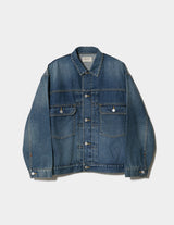 SELVEDGE DENIM SQUARE BIG BLOUSON VINTAGE