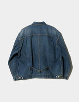 SELVEDGE DENIM SQUARE BIG BLOUSON VINTAGE