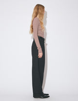 WORSTED DOESKIN 2TUCK PANTS