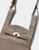 MARKET SHOULDER BAG IN SHRINK LEATHER