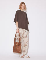 OILED LEATHER LARGE MARKET BAG