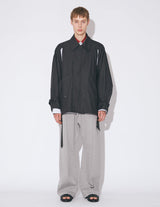 DOUBLE-END TECHNICAL TWILL TRENCHCOAT