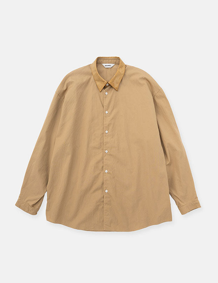 DWYB025 LEATHER COMBI SHIRT