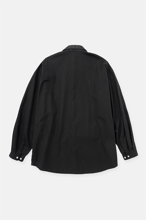 DWYB025 LEATHER COMBI SHIRT