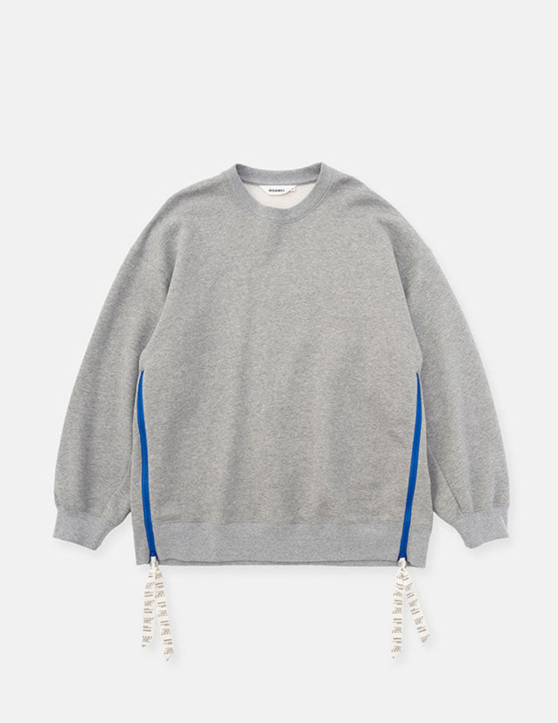 DWYB040 SIDE ZIP SWEATSHIRT