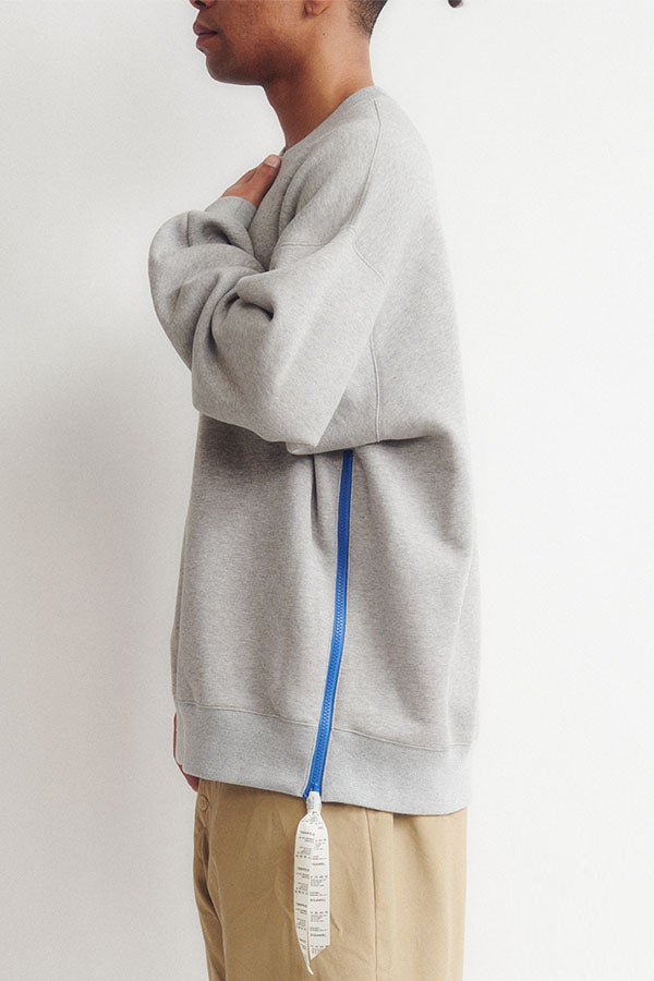 DWYB040 SIDE ZIP SWEATSHIRT