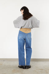 FF002 PAPER PATCH: DENIM PANTS "NOW"