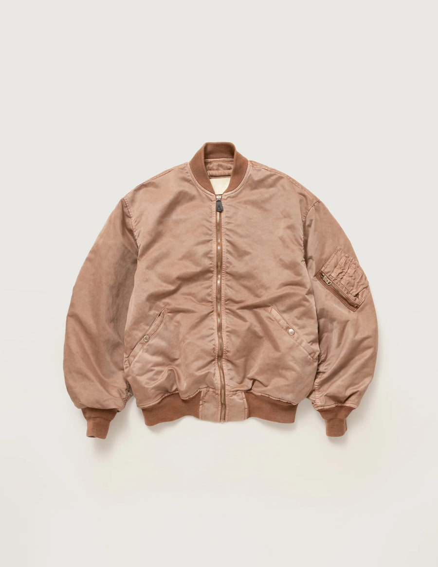 INNAT04-J02 HAND DYED BOMBER JACKET