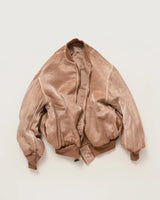 INNAT04-J02 HAND DYED BOMBER JACKET