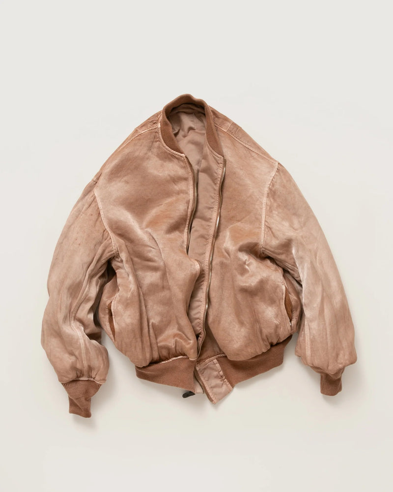 INNAT04-J02 HAND DYED BOMBER JACKET