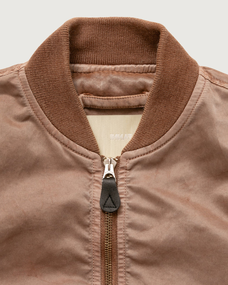INNAT04-J02 HAND DYED BOMBER JACKET