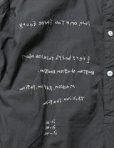 INNAT09-S04 HAND-EMBROIDERED MESSAGE SHIRT (LIMITED)